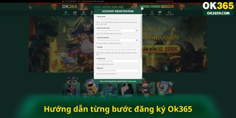 Hướng dẫn từng bước đăng ký Ok365