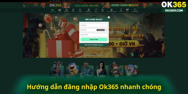 Hướng dẫn cách đăng nhập Ok365 nhanh chóng